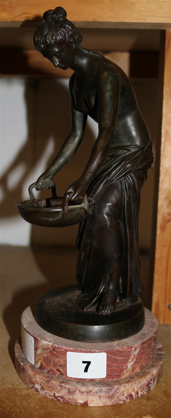 Bronze of a lady